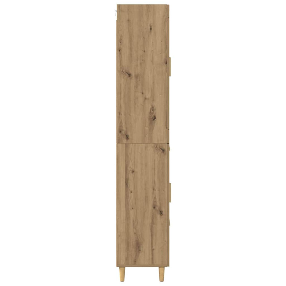 Produktbild för Skåp med låda Artisan Ek 69,5 x 34 x 180 cm Konstruerat trä