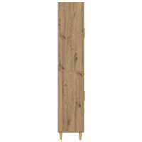 Produktbild för Skåp med låda Artisan Ek 69,5 x 34 x 180 cm Konstruerat trä