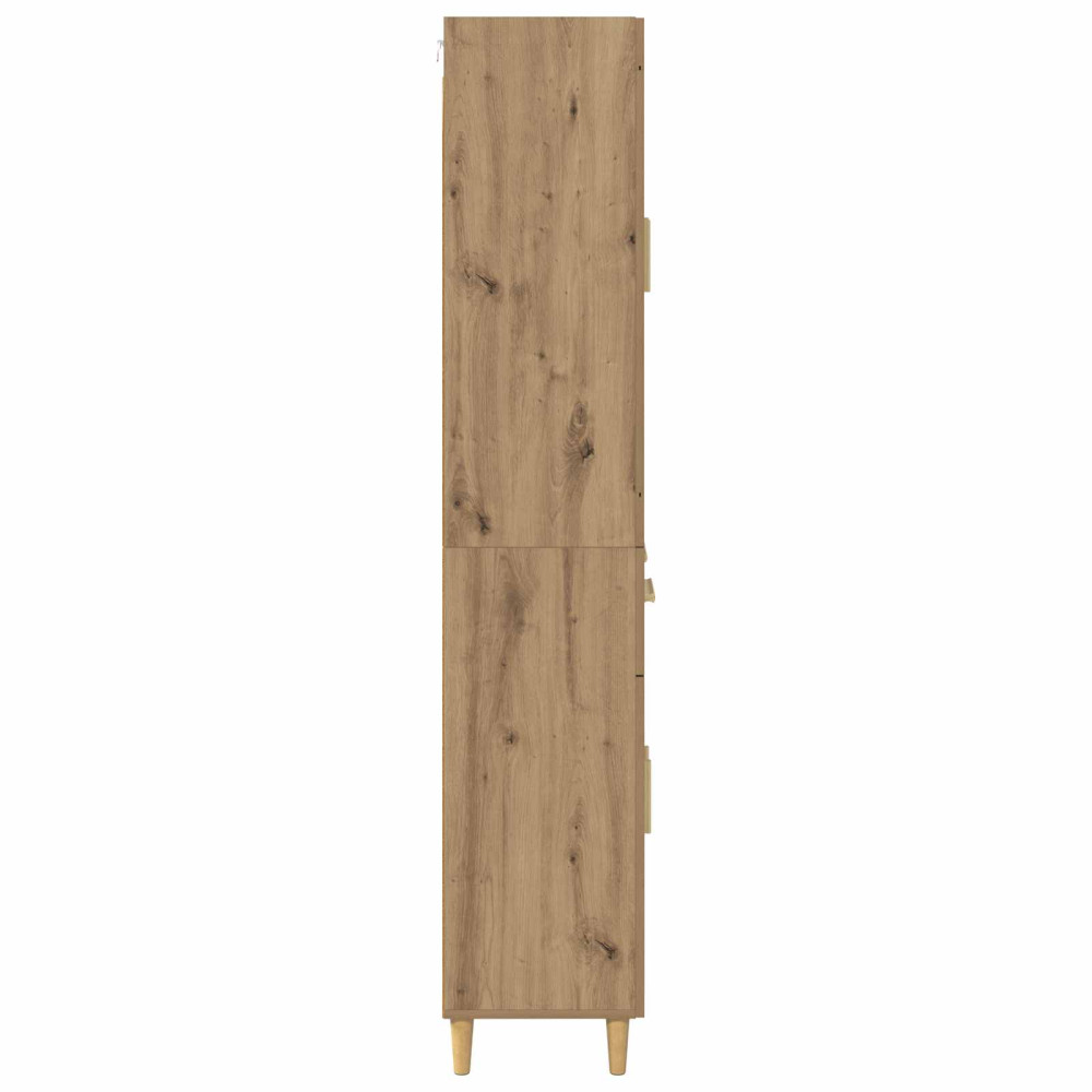 Produktbild för Skåp med låda Artisan Ek 69,5 x 34 x 180 cm Konstruerat trä