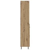 Produktbild för Skåp Artisan Ek 69,5 x 34 x 180 cm Konstruerat trä och glas