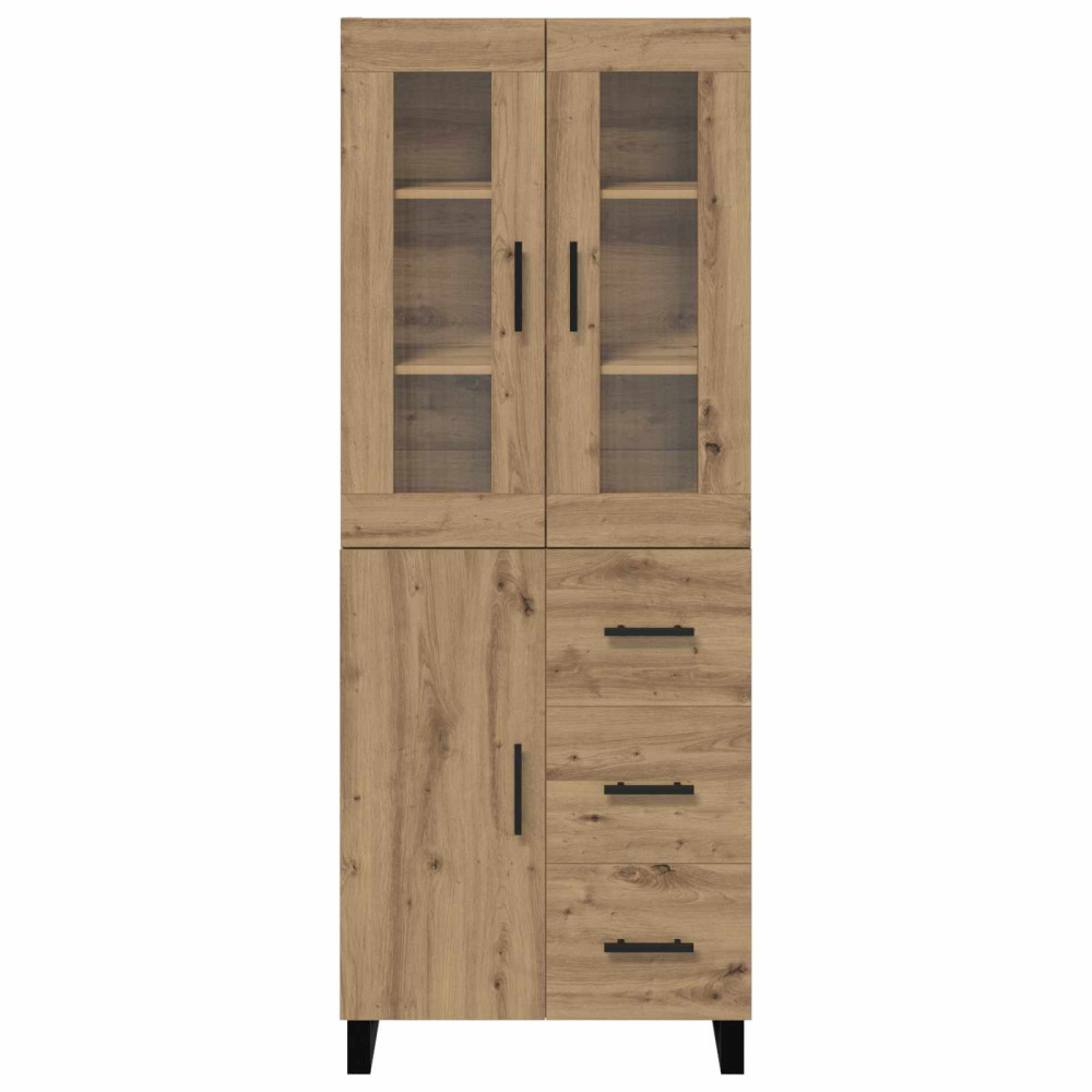 Produktbild för Skåp med låda 2 pcs Artisan Ek Konstruerat trä