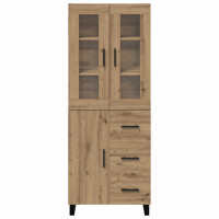 Produktbild för Skåp med låda 2 pcs Artisan Ek Konstruerat trä