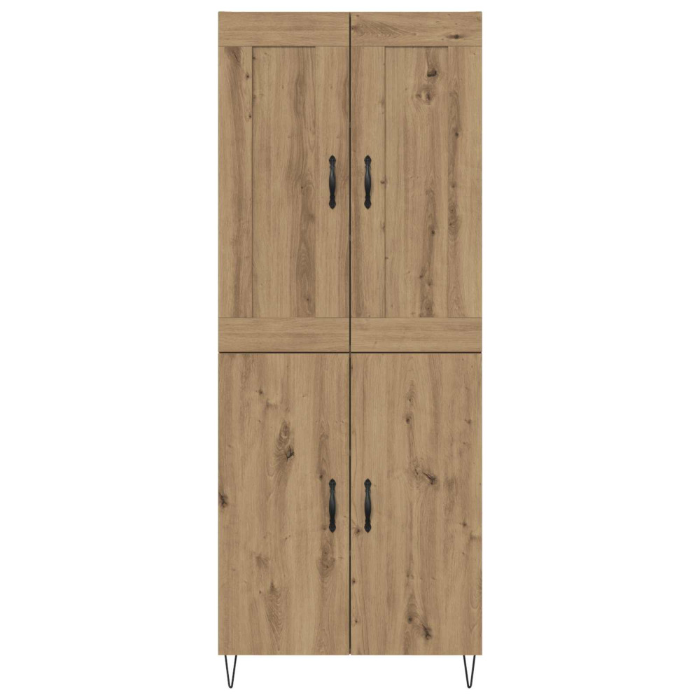 Produktbild för Skåp Artisan Ek 69,5 x 34 x 180 cm Konstruerat trä