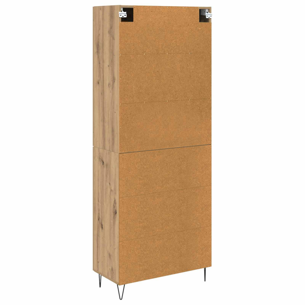 Produktbild för Skåp Artisan Ek 69,5 x 34 x 180 cm Konstruerat trä