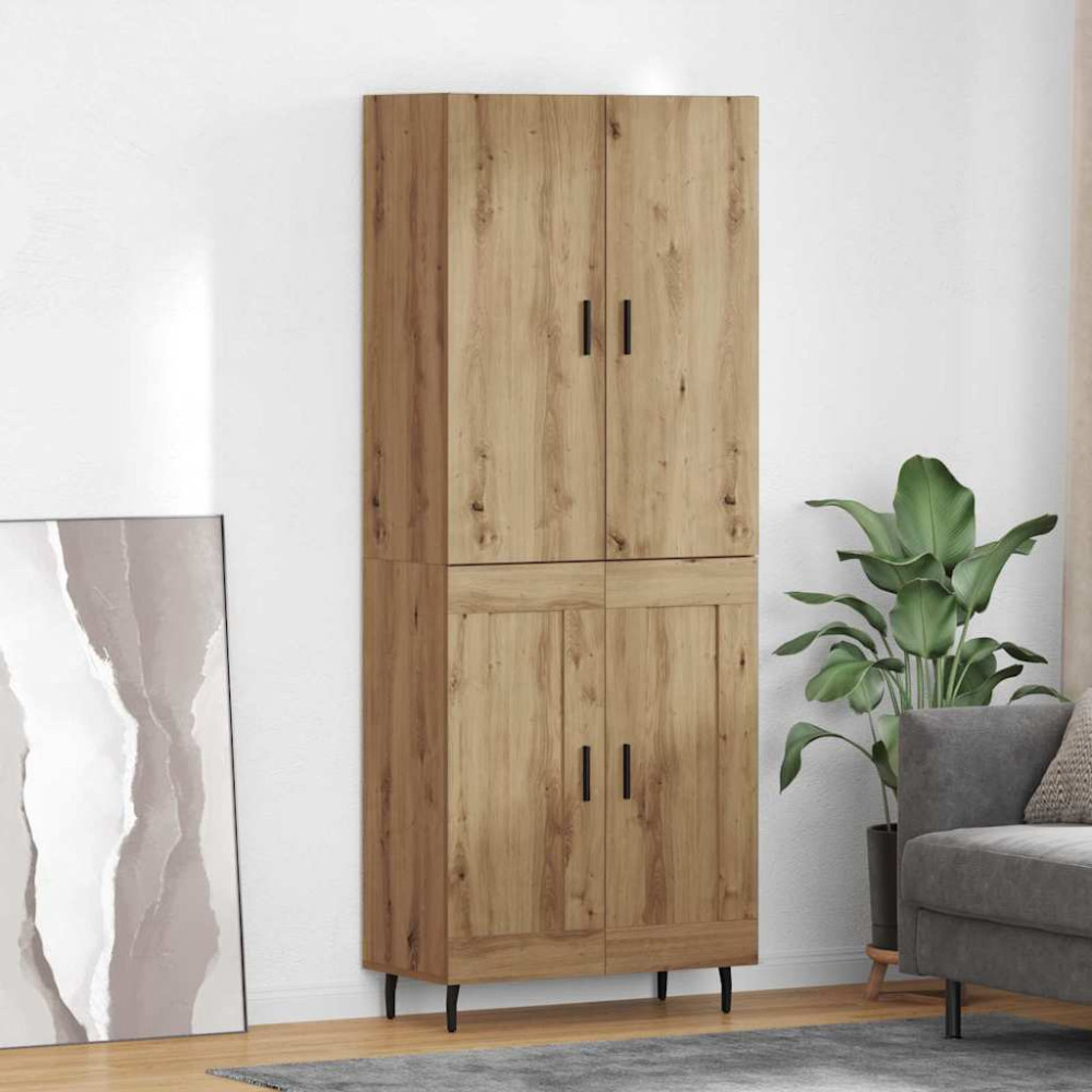 Produktbild för Skåp 2 pcs Artisan Ek 69,5 x 34 x 180 cm Konstruerat trä