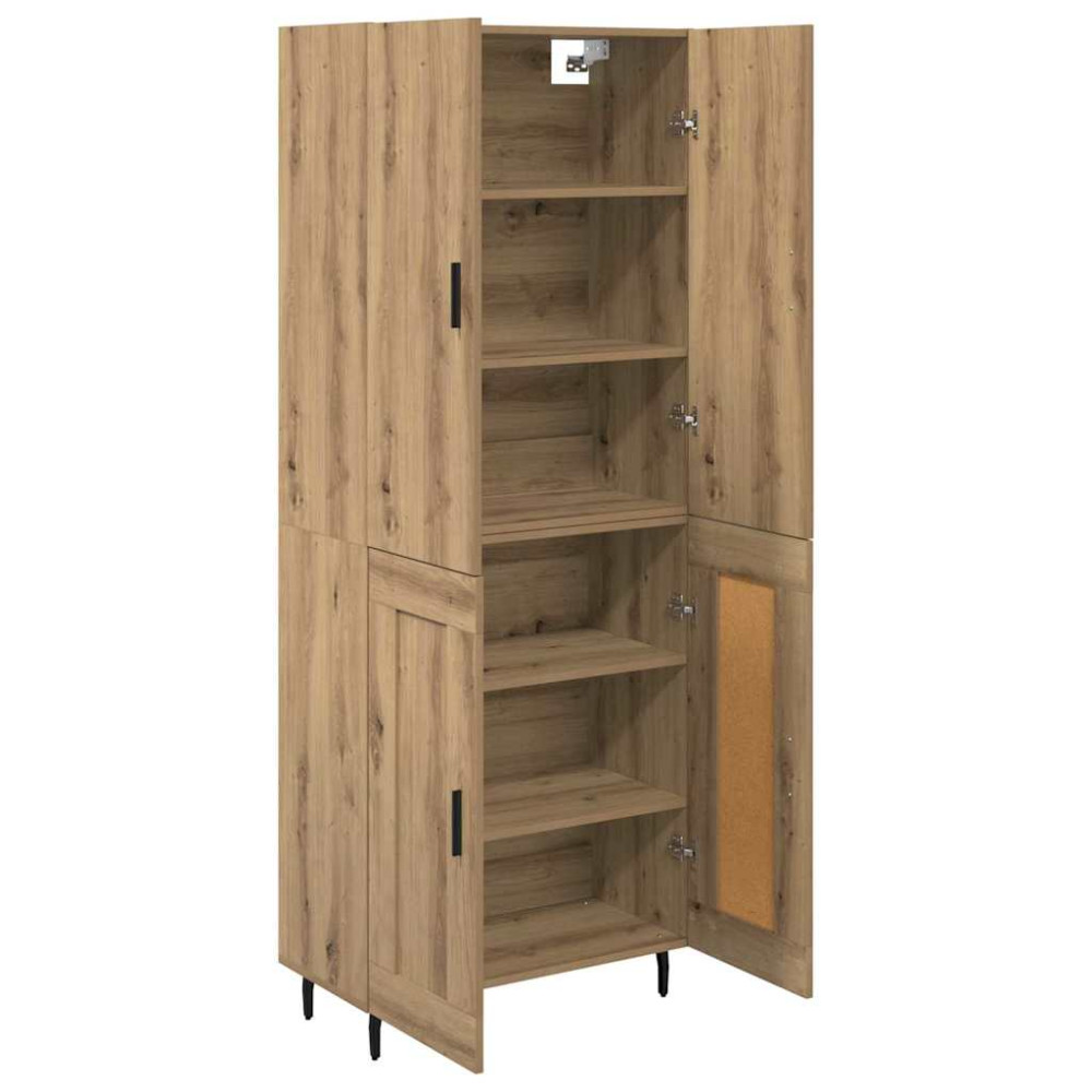 Produktbild för Skåp 2 pcs Artisan Ek 69,5 x 34 x 180 cm Konstruerat trä