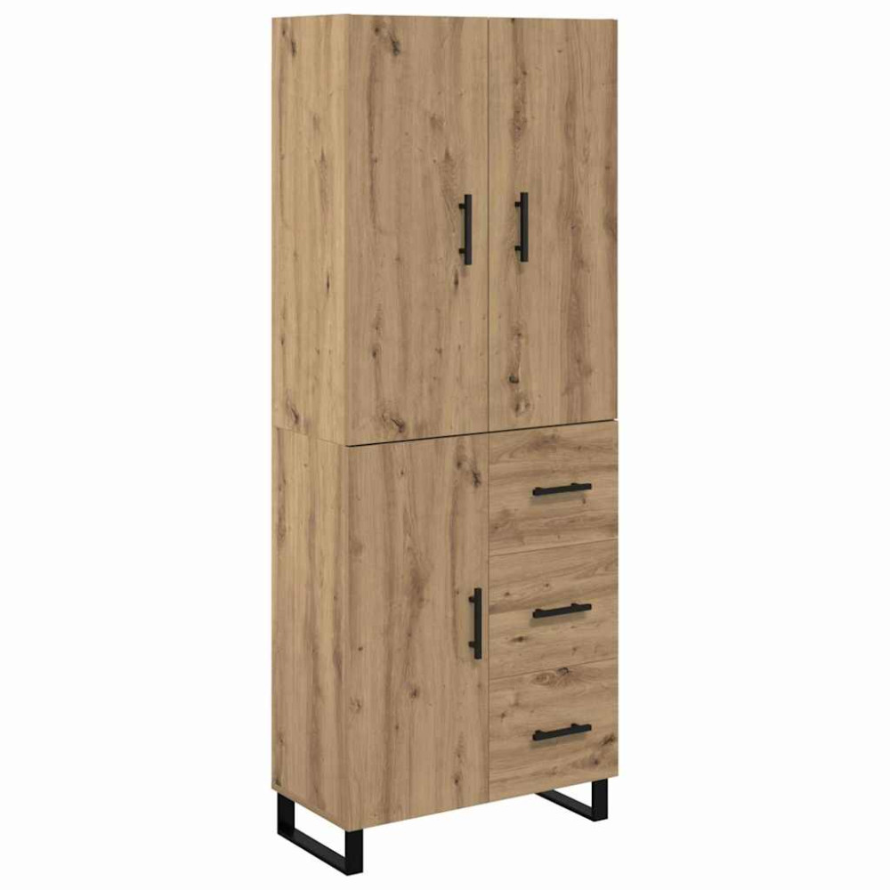 Produktbild för Skåp med låda 2 pcs Artisan Ek 69,5 x 34 x 180 cm