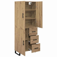 Produktbild för Skåp med låda 2 pcs Artisan Ek 69,5 x 34 x 180 cm