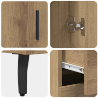Produktbild för Skåp 2 pcs Artisan Ek 69,5 x 34 x 180 cm Konstruerat trä