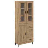 Produktbild för Skåp 2 pcs Artisan Ek 69,5 x 34 x 180 cm Konstruerat trä