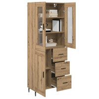 Produktbild för Skåp 2 pcs Artisan Ek 69,5 x 34 x 180 cm Konstruerat trä