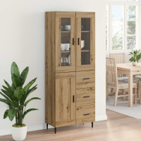 Produktbild för Skåp 2 pcs Artisan Ek 69,5 x 34 x 180 cm Konstruerat trä