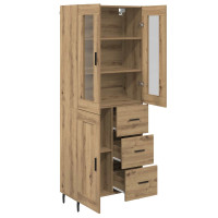 Produktbild för Skåp 2 pcs Artisan Ek 69,5 x 34 x 180 cm Konstruerat trä