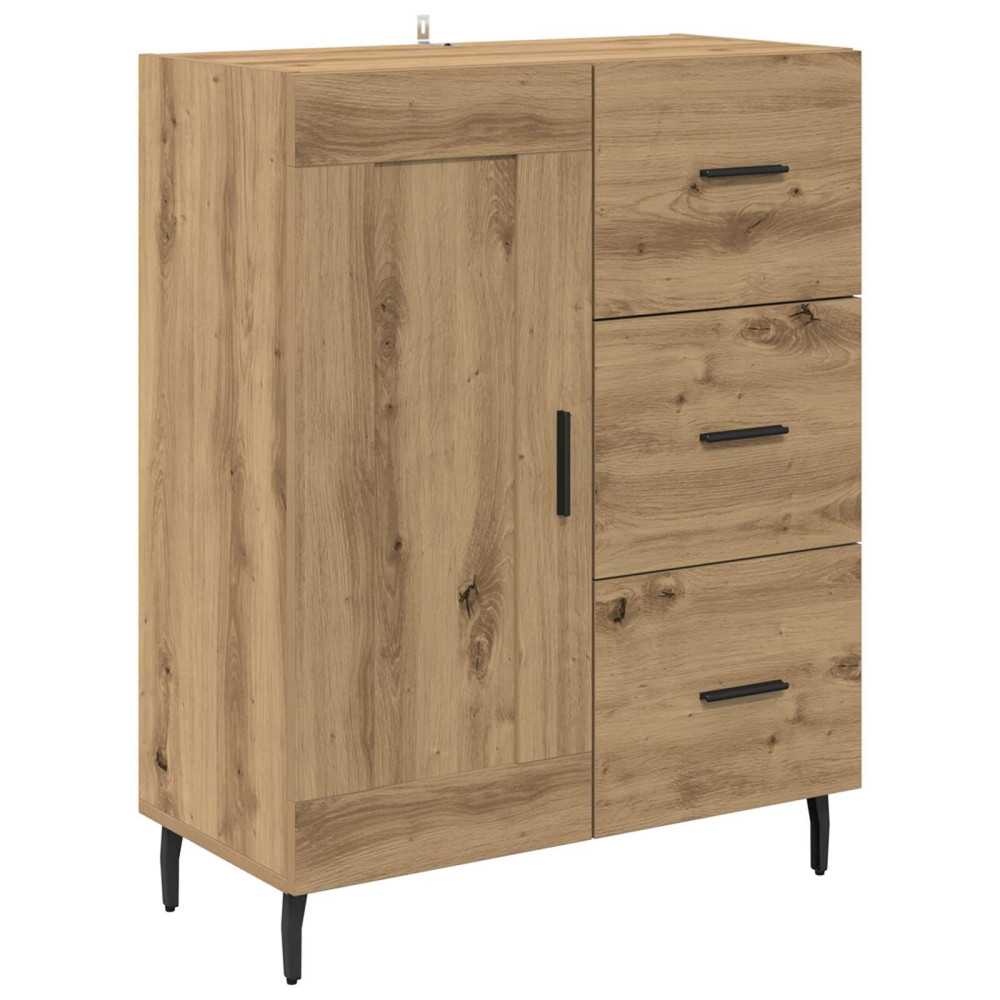 Produktbild för Skåp 2 pcs Artisan Ek 69,5 x 34 x 180 cm Konstruerat trä