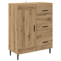 Produktbild för Skåp 2 pcs Artisan Ek 69,5 x 34 x 180 cm Konstruerat trä