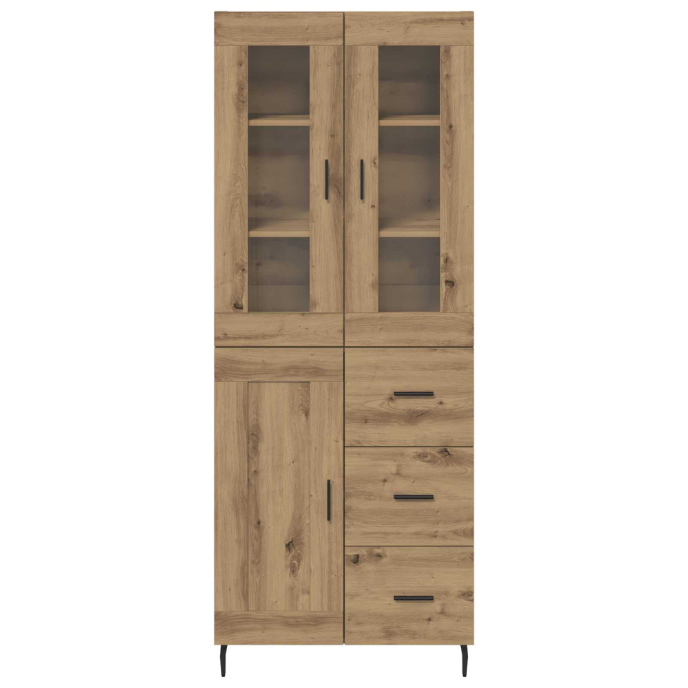 Produktbild för Skåp 2 pcs Artisan Ek 69,5 x 34 x 180 cm Konstruerat trä