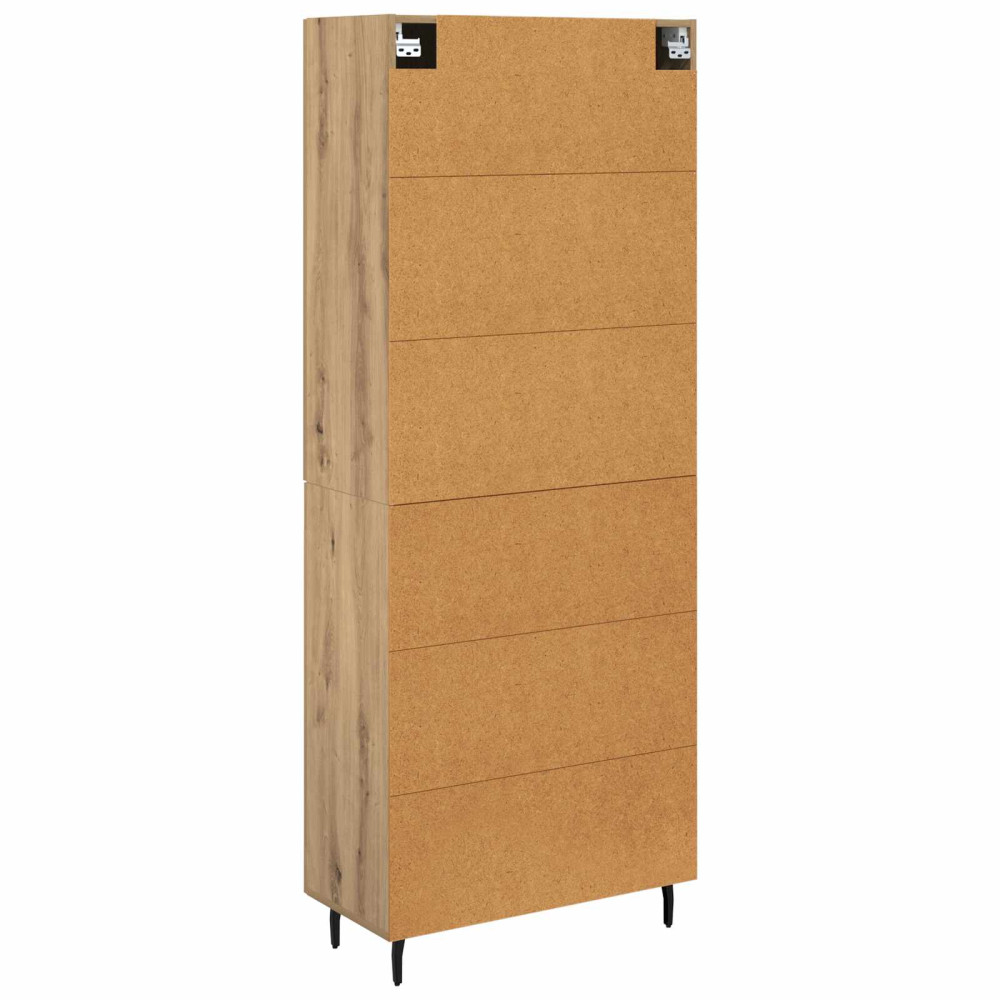 Produktbild för Skåp 2 pcs Artisan Ek 69,5 x 34 x 180 cm Konstruerat trä