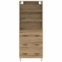 Produktbild för Skåp med låda 2 pcs Artisan Ek Konstruerat trä