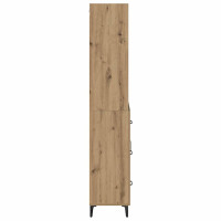 Produktbild för Skåp med låda Artisan Ek 69,5 x 34 x 180 cm Konstruerat trä