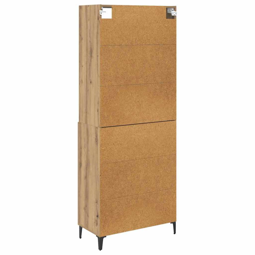 Produktbild för Skåp med låda Artisan Ek 69,5 x 34 x 180 cm Konstruerat trä