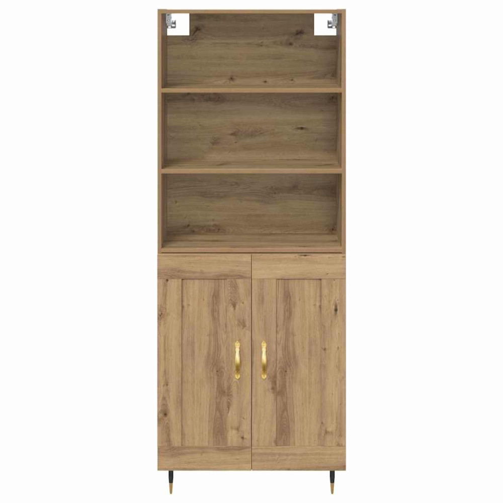 Produktbild för Skåp Artisan Ek 69,5 x 34 x 180 cm Konstruerat trä