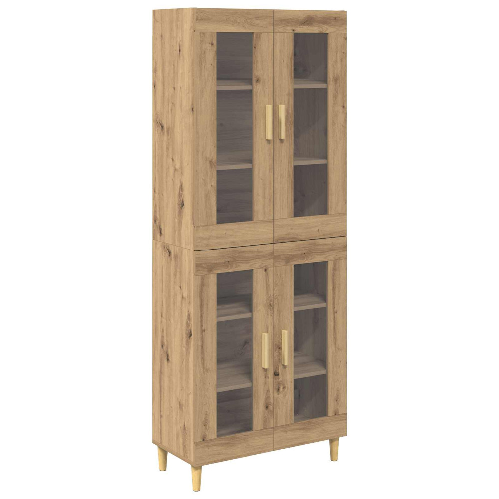Produktbild för Skåp Artisan Ek 69,5 x 34 x 180 cm Konstruerat trä