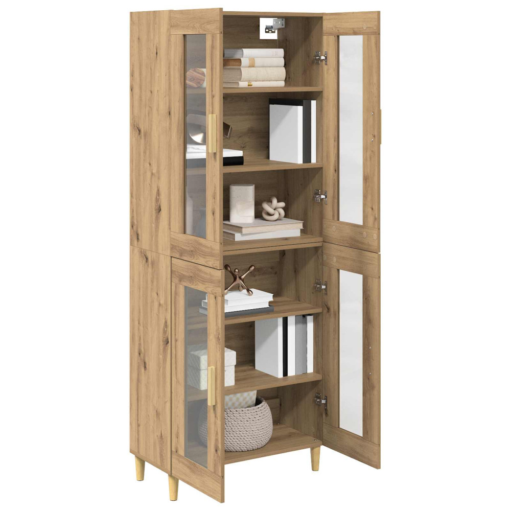 Produktbild för Skåp Artisan Ek 69,5 x 34 x 180 cm Konstruerat trä