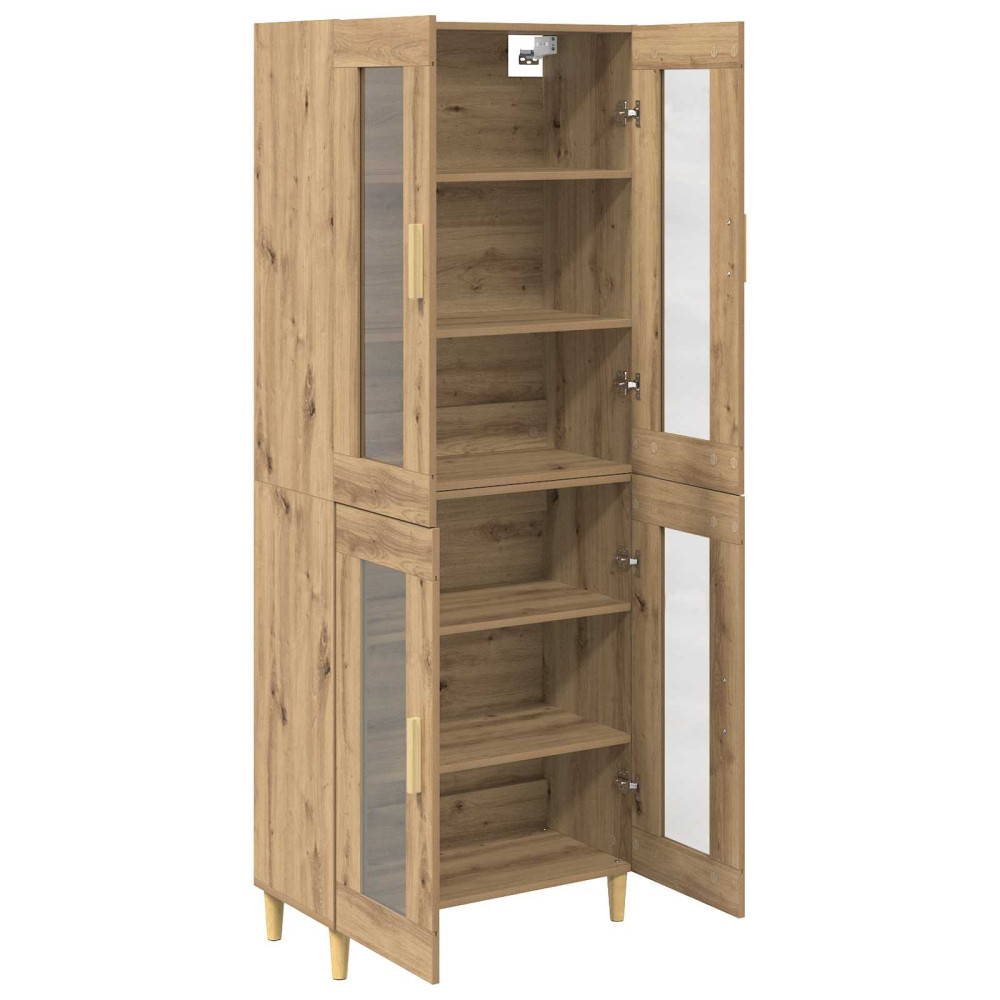 Produktbild för Skåp Artisan Ek 69,5 x 34 x 180 cm Konstruerat trä