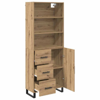 Produktbild för Skåp med låda 2 pcs Artisan Ek Konstruerat trä