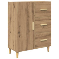 Produktbild för Skåp med låda Artisan Ek 69,5 x 34 x 180 cm Konstruerat trä