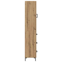 Produktbild för Skåp med låda Artisan Ek 69,5 x 34 x 180 cm Konstruerat trä