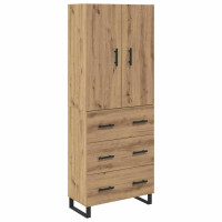 Produktbild för Skåp med låda 2 pcs Artisan Ek 69,5 x 34 x 180 cm