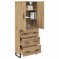 Produktbild för Skåp med låda 2 pcs Artisan Ek 69,5 x 34 x 180 cm