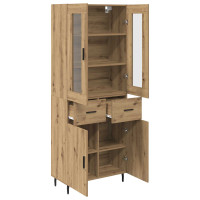 Produktbild för Skåp med låda 2 pcs Artisan Ek Konstruerat trä