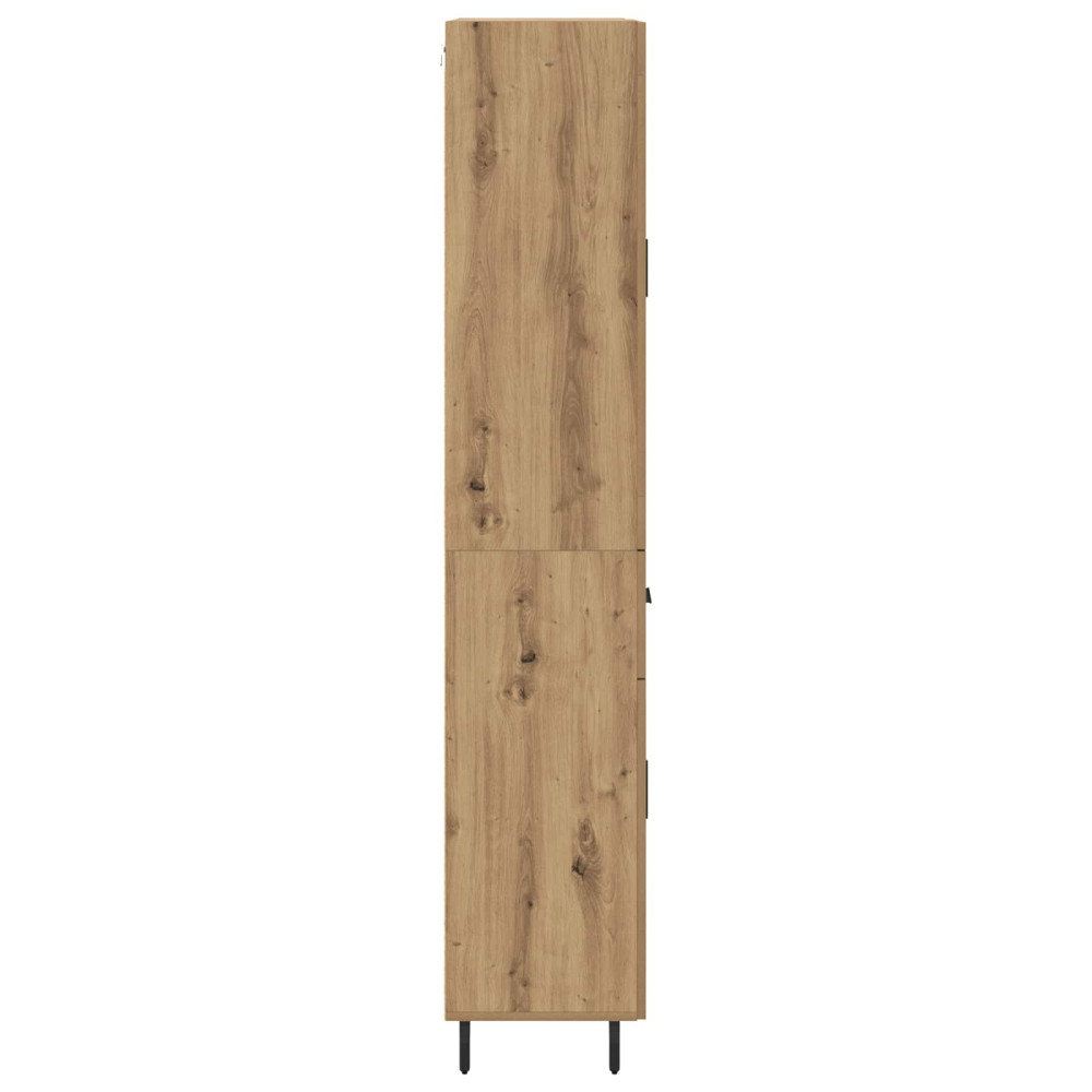 Produktbild för Skåp med låda 2 pcs Artisan Ek Konstruerat trä