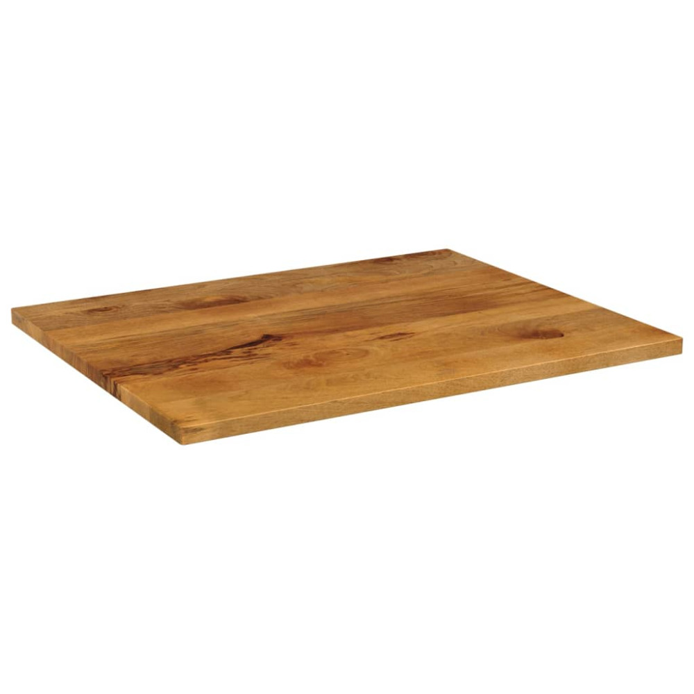 Produktbild för Bordsskiva 90x80x2,5 cm rektangulär massivt mango-trä