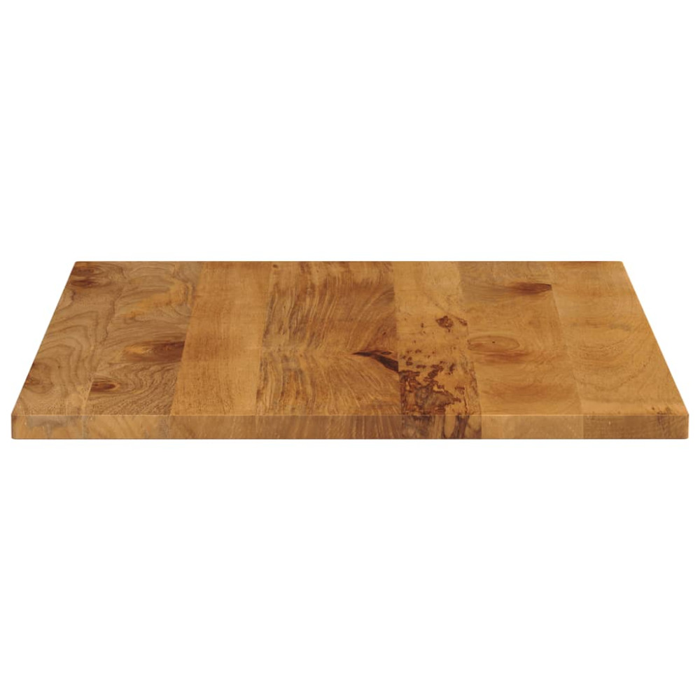Produktbild för Bordsskiva 90x80x2,5 cm rektangulär massivt mango-trä