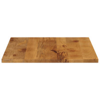 Produktbild för Bordsskiva 90x80x2,5 cm rektangulär massivt mango-trä