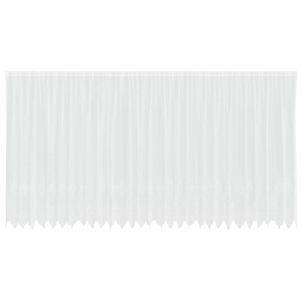Produktbild för Spetsgardin med gardiner Vit 750 x 240 cm Polyester