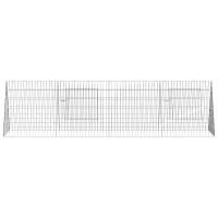 Produktbild för Kaninbur Silver 215 x 55 x 55 cm Galvaniserat Stål