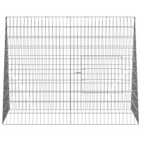 Produktbild för Kaninbur Silver 110 x 100 x 85 cm Galvaniserat Stål