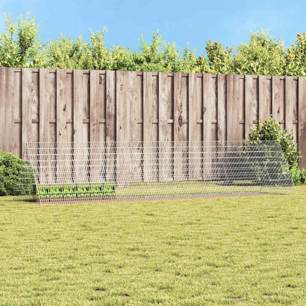Produktbild för Kaninbur Silver 430 x 100 x 85 cm Galvaniserat Stål