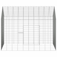Produktbild för Kaninbur Silver 100 x 78 x 78 cm Galvaniserat Stål