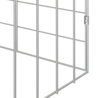Produktbild för Kaninbur Silver 100 x 78 x 78 cm Galvaniserat Stål