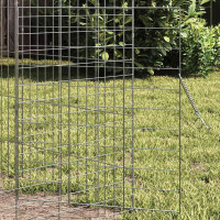 Produktbild för Kaninbur Silver 400 x 78 x 78 cm Galvaniserat Stål