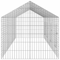 Produktbild för Kaninbur Silver 400 x 78 x 78 cm Galvaniserat Stål
