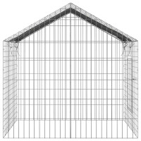 Produktbild för Kaninbur Silver 100 x 78 x 78 cm Galvaniserat Stål