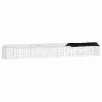 Produktbild för Kaninbur Silver 600 x 78 x 78 cm Galvaniserat Stål