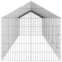 Produktbild för Kaninbur Silver 600 x 78 x 78 cm Galvaniserat Stål