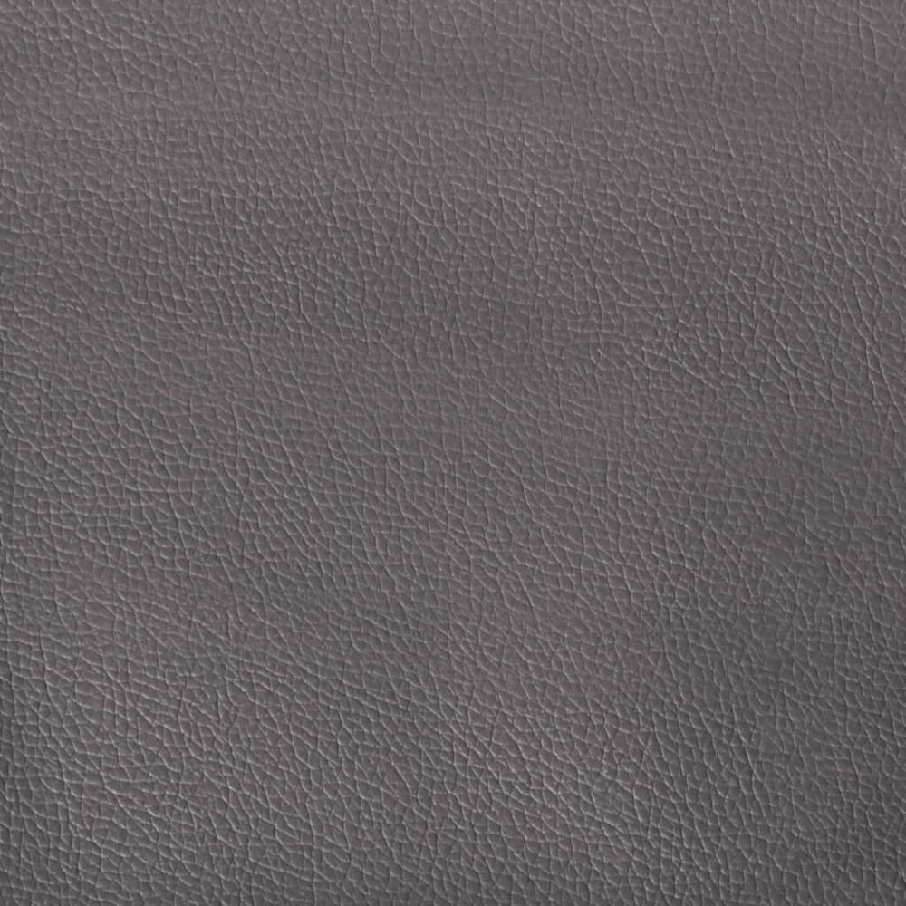 Produktbild för Chesterfield Bänk med kudde Grå 120,5 x 65 x 75 cm Konstläder